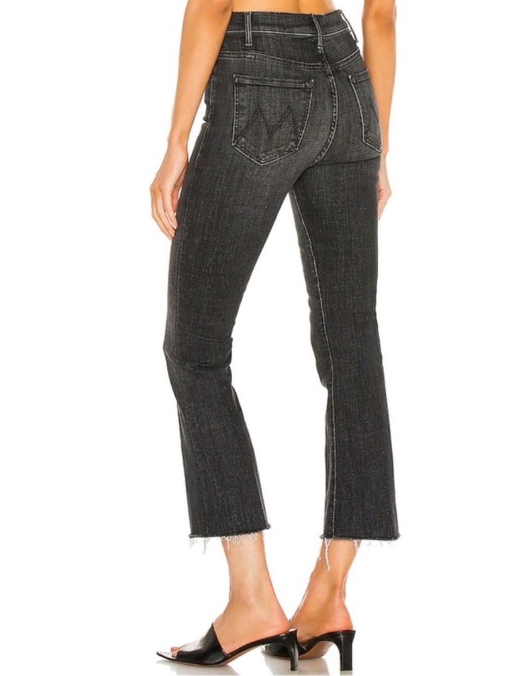 MOTHER The Hustler Ankle Fray Night Owl jeans